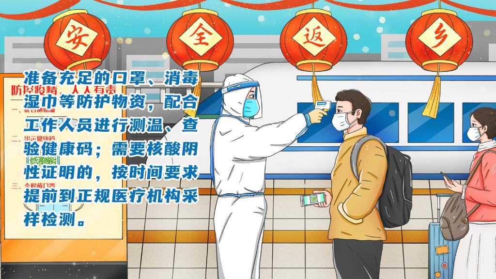 春運進行時，人在旅途如何做好防護？