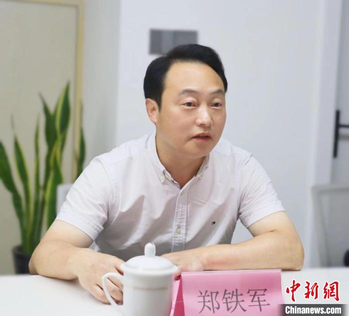 寧德市臺港澳辦主任鄭鐵軍講話。　吳允杰 攝