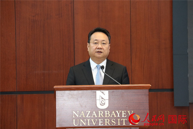中共中央宣傳部副部長王綱致辭。人民網記者 李強攝