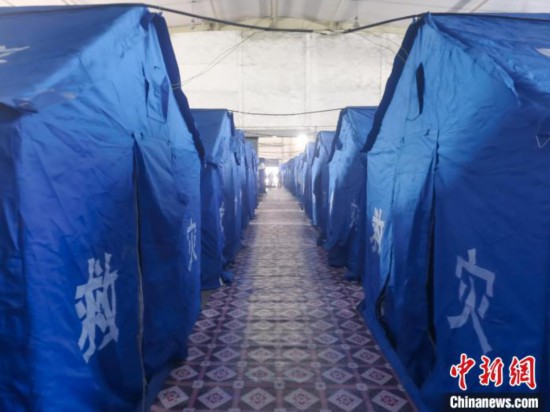 那曲火車站集中健康監(jiān)測(cè)點(diǎn)?！≈袊?guó)鐵路青藏集團(tuán)有限公司拉薩車務(wù)段 供圖